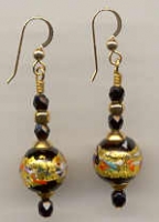 Klimt Gemmato 12mm Round Earrings